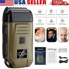 Men's USB Electric Shaver Trimmer Razor Rechargeable Hair Beard Shaving Machine