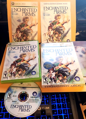 ENCHANTED ARMS (Microsoft Xbox 360) 1st Print Run RPG game Complete Rare