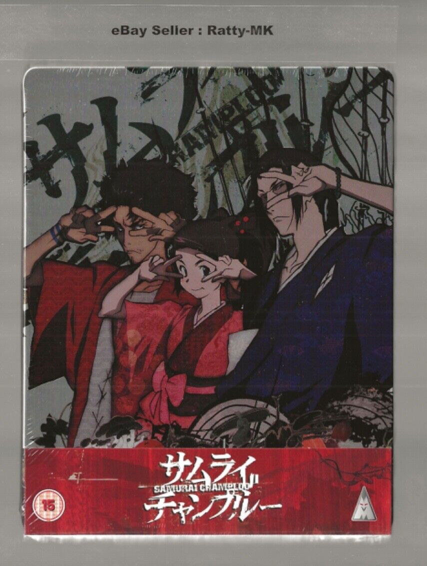 SAMURAI CHAMPLOO COLLECTION - UK EXCLUSIVE BLU RAY STEELBOOK - NEW & SEALED