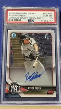 Ryder Green - 2018 Bowman Chrome Draft Autograph   PSA 10  