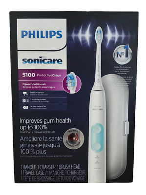 Philips Sonicare Protective Clean 5100 Rechargeable Electric Toothbrush White