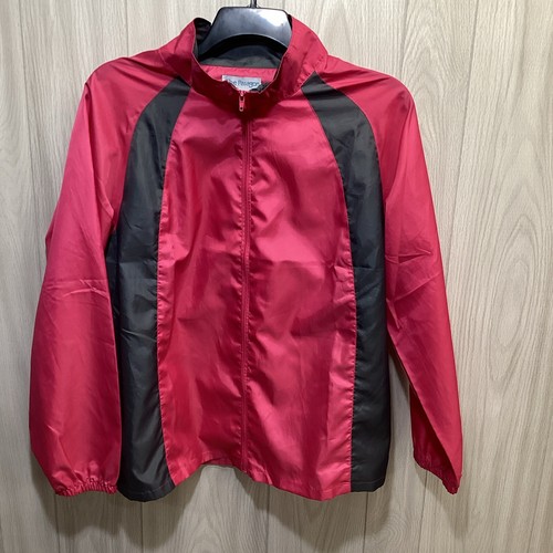 THE PARAGON Women's (Size XL) Long Sleeve Windbreaker Jacket Full Zip S