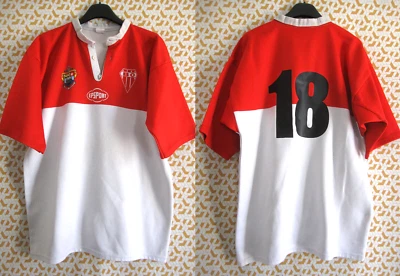 Maillot Rugby Biarritz Olympique 90'S BO Epsport Porté jersey vintage - 5 / L - Photo 1/4
