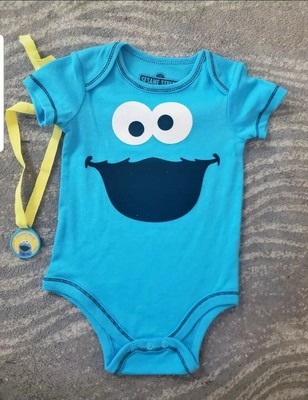 cookie monster romper