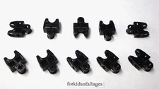 LEGO Technic Part 32174 Axle Connector 2x3 - for Bionicle - Black - 10 Pieces