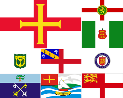 FlagSuperstore Flagge Guernsey – 90 X 60 Cm, 100% Polyester, Mit Ösen, Kleine Ausführung