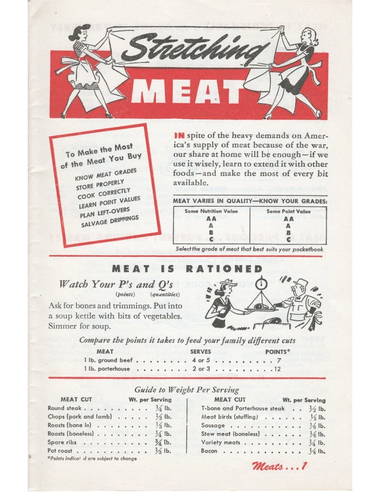 Betty Crocker: Your Share (WWII War Time Rations Cookbook) - Color Reprint NEW - Image 3 of 4