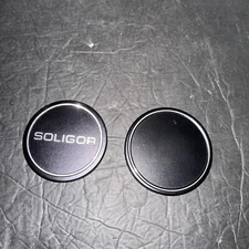Soligor Camera Lens Cap Front and Rear Cap Metal