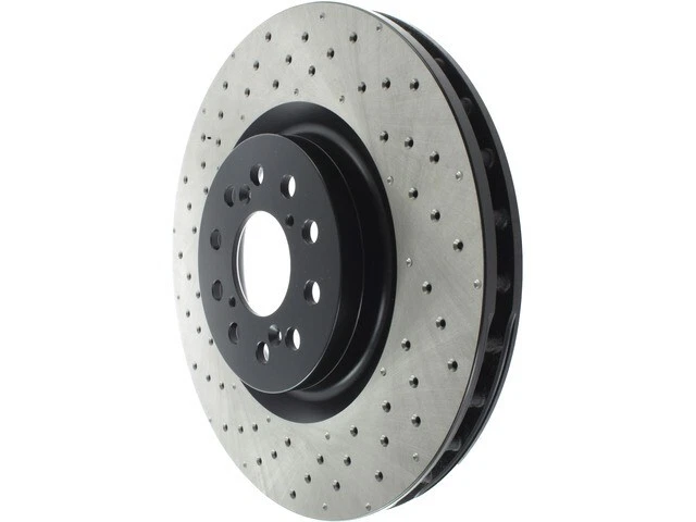 Rotores de freno de disco cruzado Stoptech Centric Premium estilo OE para Honda Civic 17-20 Foto 4 de 4