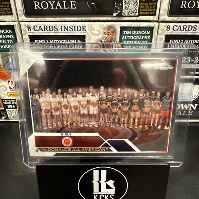 2023 Topps Chrome McDonald's All American - #98 Girls Group Shots