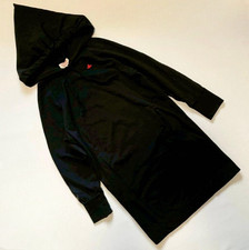 Vivienne Westwood Red Label Hoodie Dress Orb Black Size 2 100% Cotton from Japan