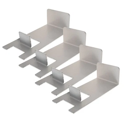 BBQ-Toro Edelstahl Grillrost Erhöhung (4 Stück) | Passend für Pizzaring Ø 57 cm