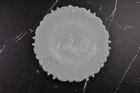 Vintage Milk Glass "No Easter Without Us" Chicken, Eggs White Plate