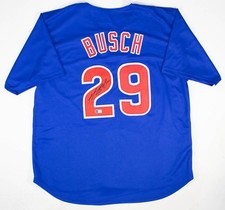 Cubs Star MICHAEL BUSCH Autographed Custom #29 Jersey - BECKETT CERTIFIED