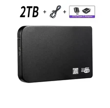 Disque Dur Externe SSD Portable 2 To Windows/ Mac/ Linux