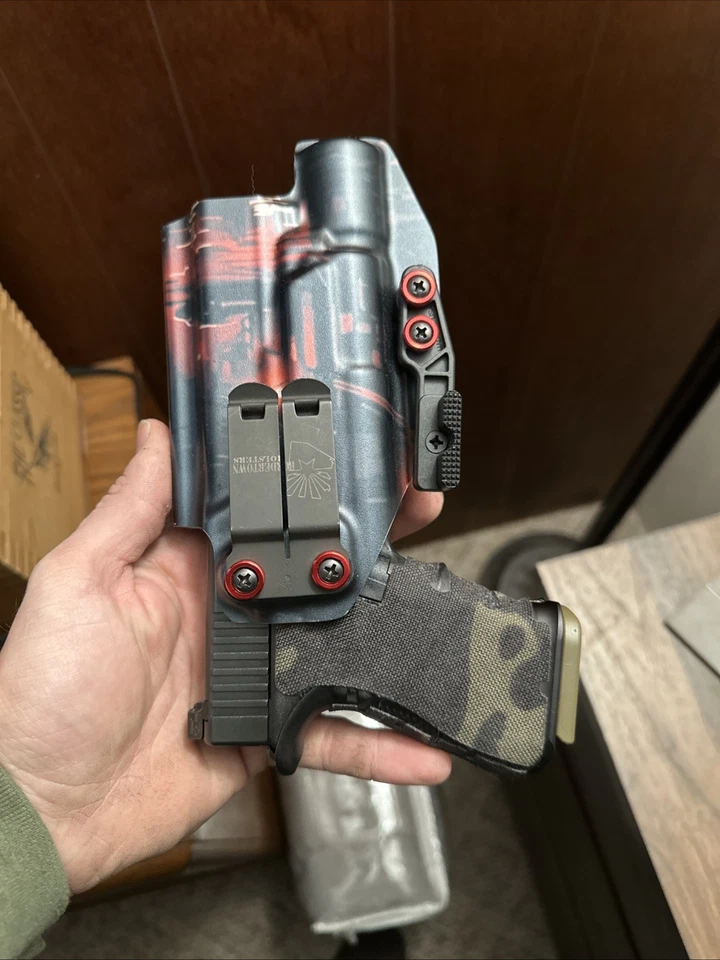 Funda Glock 19/17 OWB Mono Bloque Clip Mano Derecha Foto 3 de 3