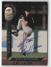 1994 Signature Rookies Draft Picks #T6 Scott Ruffcorn Top Prospects Auto /2100
