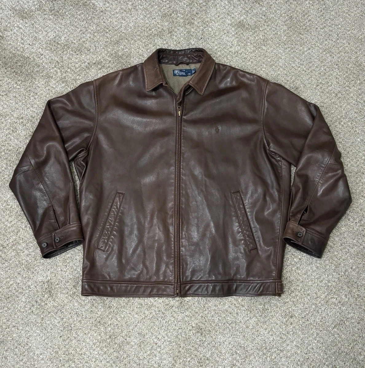 Polo Ralph Lauren Leather Vintage Outerwear Coats & Jackets for