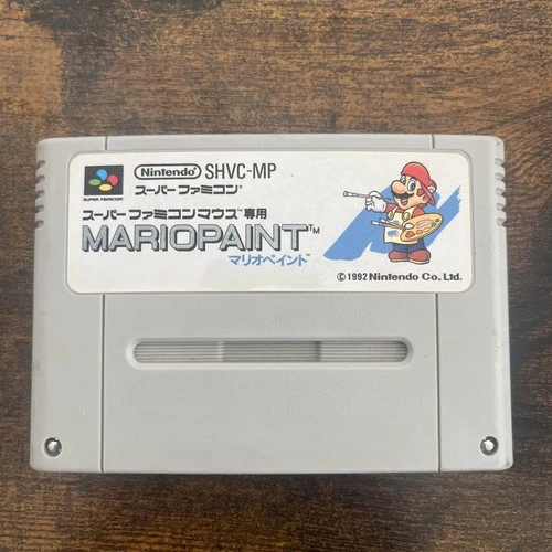 Mario Paint Super Famicom SFC Nintendo Japan Import Cartridge SHVC-MP