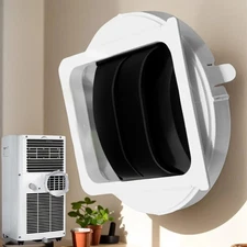 Portable Air Conditioner Exhaust Hose Tube Connector Duct Interface Adapter