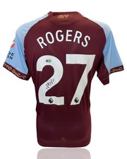 MORGAN ROGERS SIGNED 25/26 ASTON VILLA HOME SHIRT (ACG CERT AG17863)