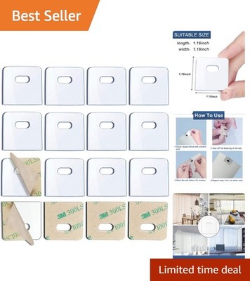 Durable PVC Vertical Blind Repair Tabs - Tool-Free, 32 Pieces for Quick Repairs
