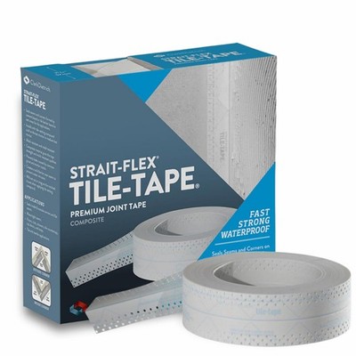 Strait-Flex Tile-Tape   Waterproof Tile Adhesive for Corners & Seams   Preven...