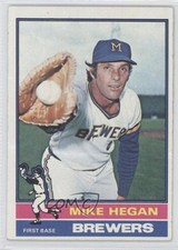 1976 Topps Mike Hegan #377 d1f