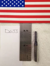 1 NEW 6MM SHANK CARBIDE BURRS DOUBLE CUT. DRILL POINTER USA MADE {D633}