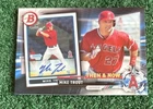 MIKE TROUT - 2017 TOPPS BOWMAN THEN & NOW INSERT CARD # BOWMAN-1