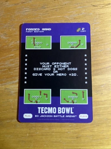 2026 Bo Jackson Battle Arena Tecmo Bowl Forced Hand Play PL11