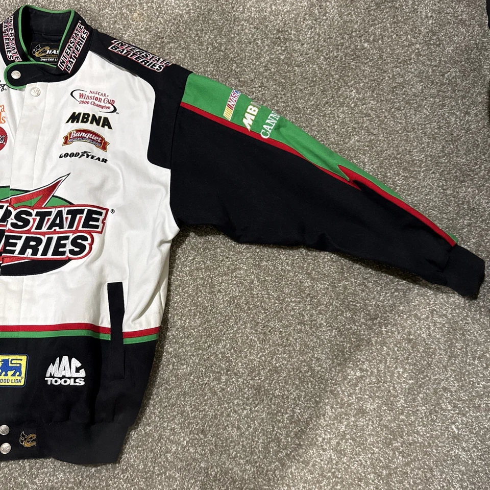 Chaqueta para hombre Chase Authentics Drivers Line Bobby Labonte Interstate Batteries L Foto 3 de 4