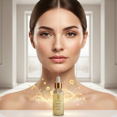 Retinol Plus Vitamin A for Face and Skin  Anti Wrinkle Dark Spots and Facial