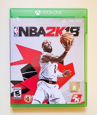 NBA 2K18 Microsoft Xbox One 2017  Basketball Kyrie Irving E +10 Free Shipping