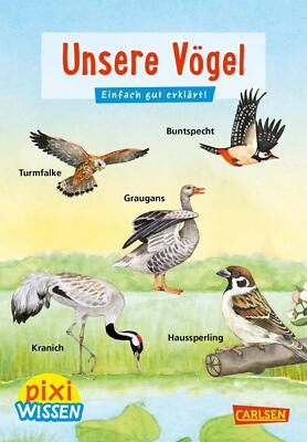 Pixi Wissen Band 108 Unsere Vögel Softcover Ab 6 Jahren Carlsen + BONUS