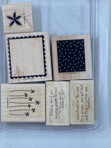 Stamping Up Rubber Wood Stamp Sets YOU PICK List #3 Complete Crafts Scrapbooking - Picture 788 of 896