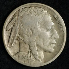 1924-S Buffalo Nickel FINE E305 ANM