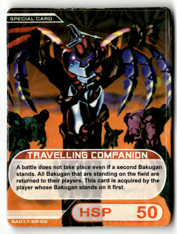 匿名配送　メガバルカン　サポートカード Bakugan BA-EG Gate Card - Travelling Companion - Foil - Falconeer