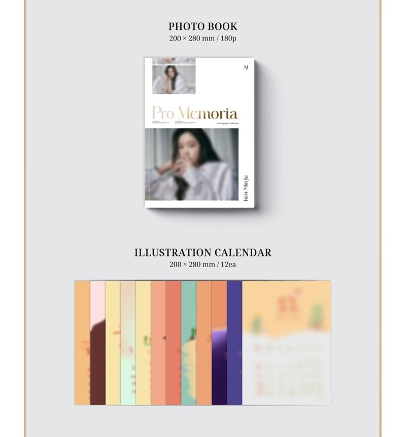 KIM MIN JU - 1st Photobook [Pro Memoria] K-Pop Calendar