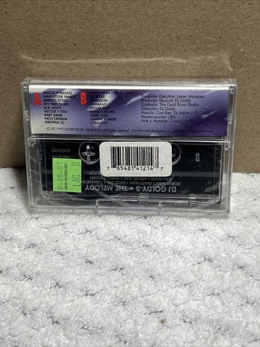 DJ GOLDY 3 THE MELODY Reggaeton 90's Sealed CASSETTE LESTER PRODUCTIONS 003 - Picture 2 of 9