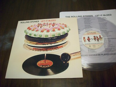 Rolling Stones, Let It Bleed, 2003 Abkco Clear 180 Gram Vinyl Press. EX/NM Cond.