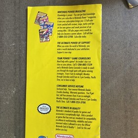 Consola Nintendo NES Tienda Promo RARO Folleto Folleto Sistema Dr. Mario Cubierta