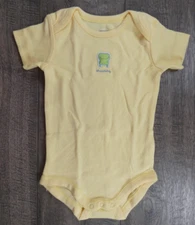 Baby Boy Nwot Gymboree 3-6 Month Yellow Charming Frog Bodysuit
