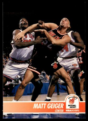1994-95 NBA Hoops #108 Matt Geiger Miami Heat | eBay