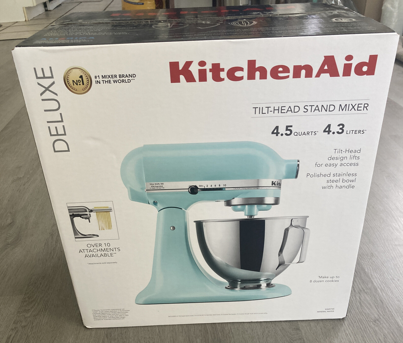 *NEW* KitchenAid Deluxe 4.5 Quart TiltHead Stand Mixer KSM97MI