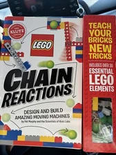 New LEGO Chain Reactions: Design & Build Amazing Moving Machines includes Legos