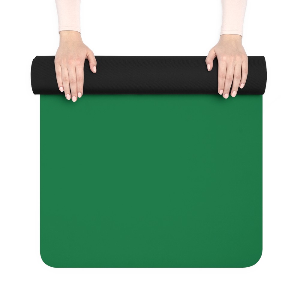 Non-Slip Rubber Yoga Mat for Stability and Comfort  