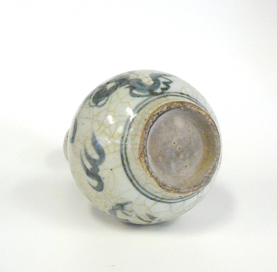 Jarrón de cerámica chino hecho a mano gris dragón cs876-1 Foto 4 de 4