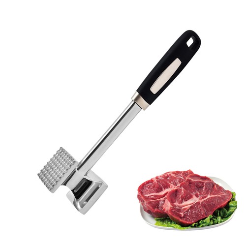 Meat Flatter Meat Tenderizer Dual-Side Meat Pounder Flattener Meat Pounder Flattener ...