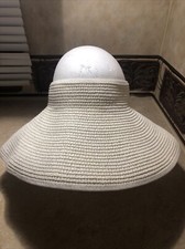 White Sun Hat 100 Paper Straw By Chic